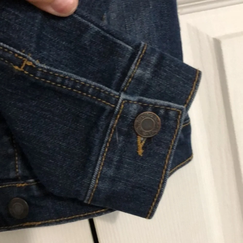 Children’s place denim blue‎ Jean jacket size large 10/12 girls